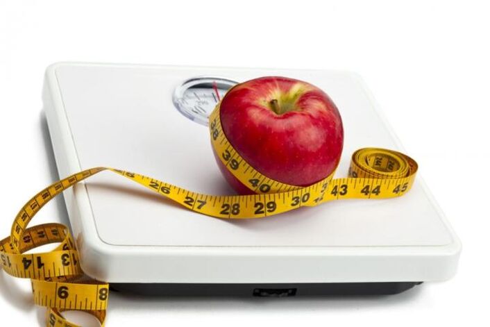 јаболко за губење на тежината на протеинска диета
